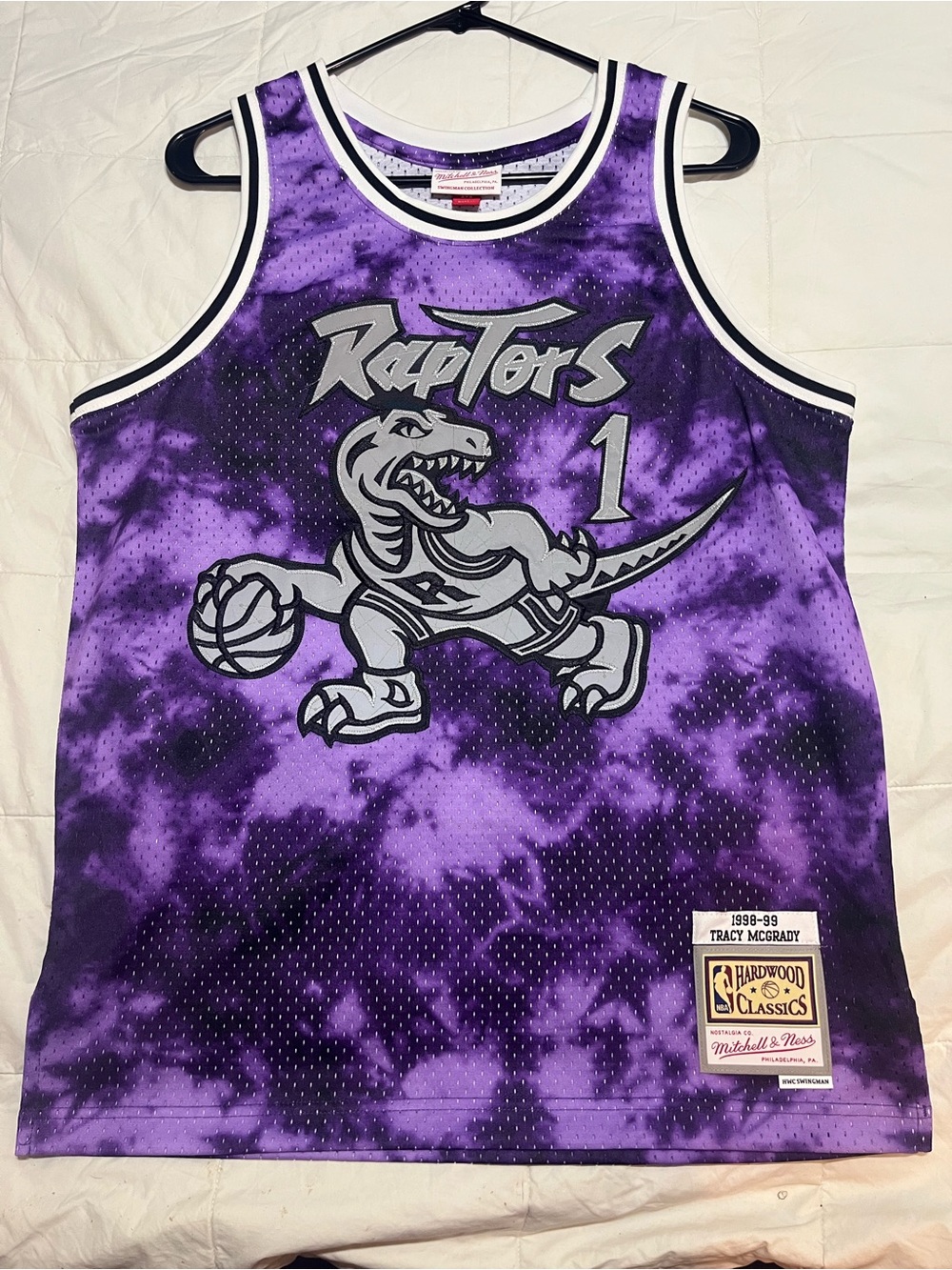 Mitchell & Ness Toronto Raptors  Tracy McGrady 1998-99 HWC Swingman Jersey